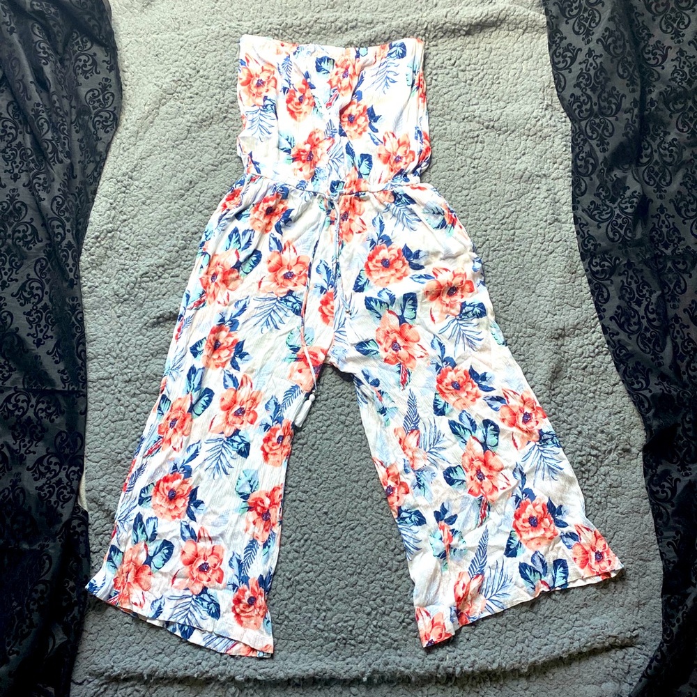 Beach Babe Wide Leg Jumpsuit